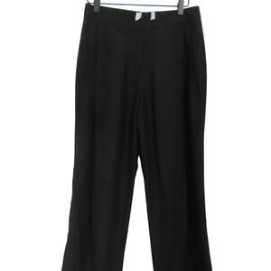 Oskar Womens Sz S Black Dress Pants Structured Office Pants Side Pockets Minimal